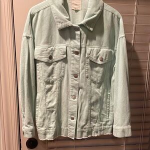Mint Green Corduroy Jacket